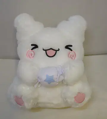 후류 파스텔 캔디 BIG 봉제 인형 하나마루 유령 (스카이블루 별)