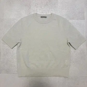 새상품급 theory luxe 반팔 라메 니트 반짝반짝 보송보송 38 M