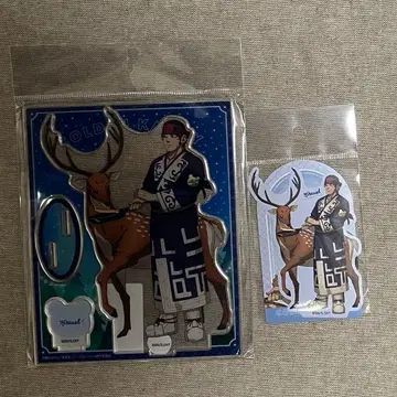 골든 카무이 숲의 별하늘 카페 키라우시 아크릴 스탠드 스티커