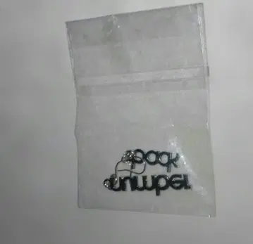 back number 문자형 귀걸이