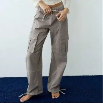 ZARA/TRF 탑 스티치 카고 팬츠