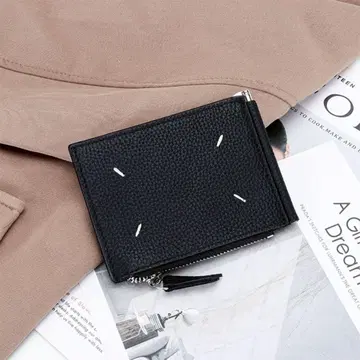 [ 인기 상품 ] [ 재고 소량 ] 접이식 지갑 머니클립 동전 지갑 블랙