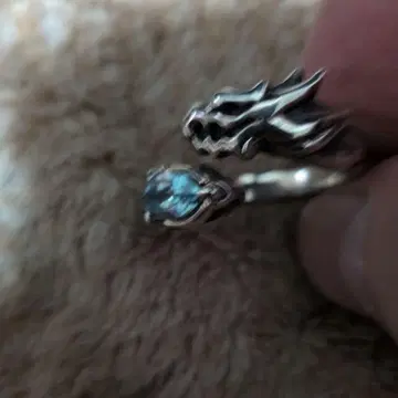 스톤마켓 드래곤 모티브 실버 925 반지