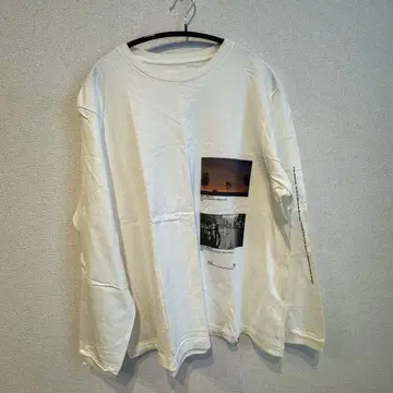 JANE SMITH 화이트 긴팔 T셔츠 M