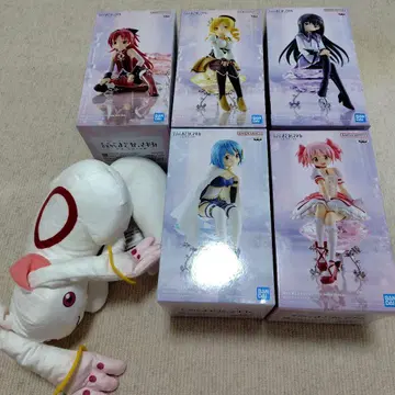 마도카 마기카 피규어 5개 큐베 봉제 인형 세트