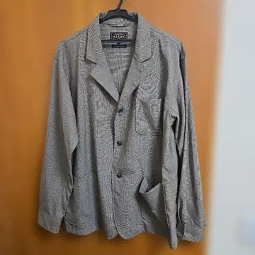 BEAMS PLUS 울 체크 4 버튼 커프스 자켓 M 사이즈