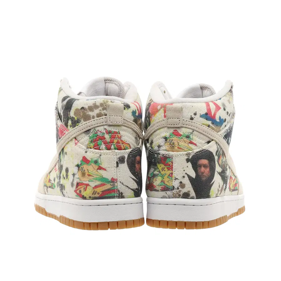 [270] Nike x Supreme SB Dunk High QS Lamé White