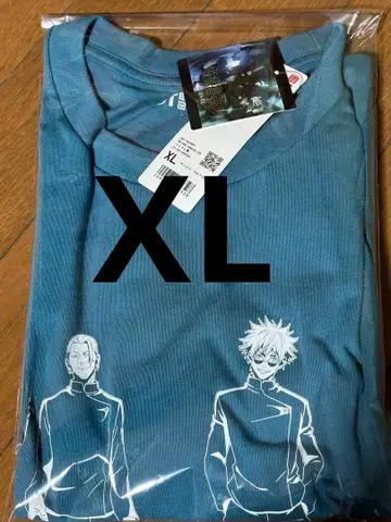 새상품 주술회전 유니클로 T셔츠 XL 회옥옥절 고죠 사토루 게토 스구루