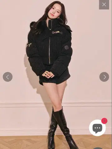 랜디 비대칭 버클 트위드 패딩 자켓 & 숏팬츠