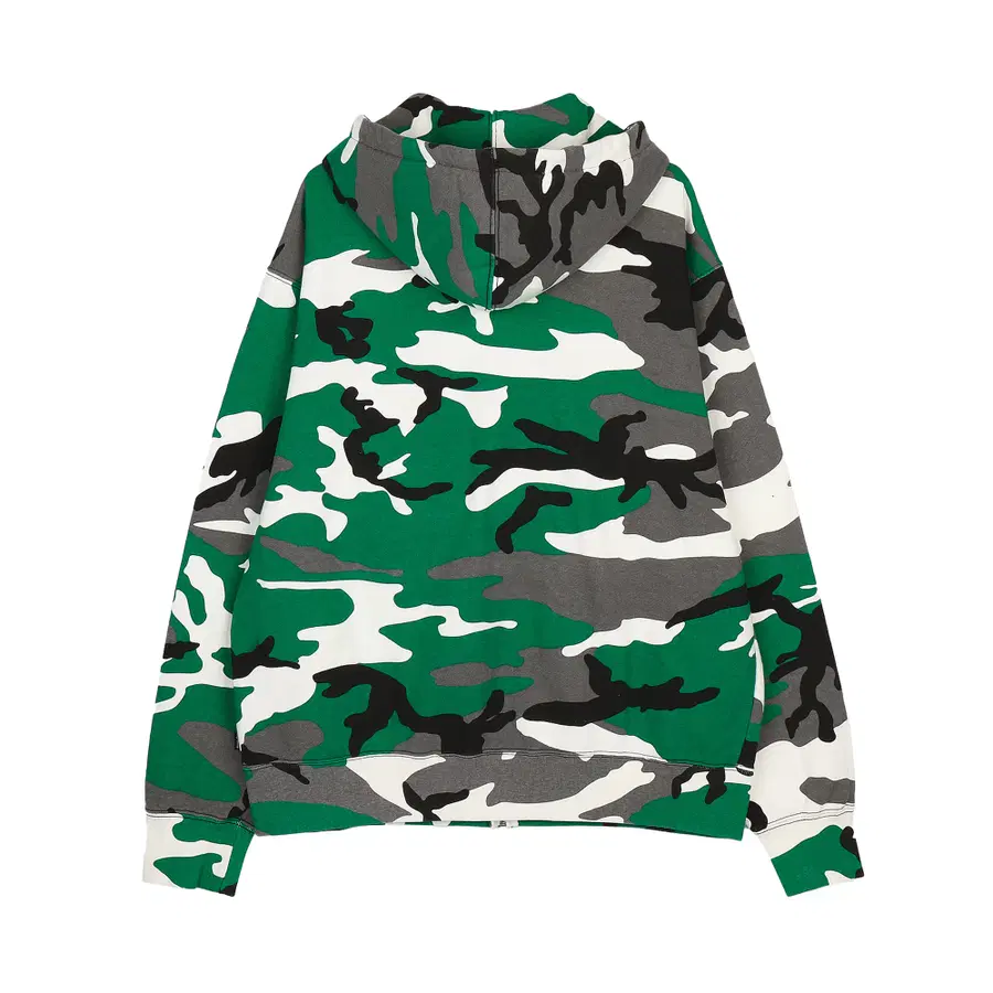 [M] Supreme 小方盒拉链连帽卫衣 绿色迷彩 - 25FW