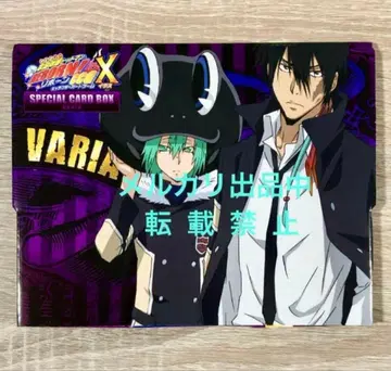 REBORN CCG 카드 박스 XANXUS 프랑 스쿠알로 벨