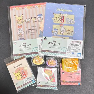 포켓몬 제일복권 포케피스 러버 참 클리어 파일 7종 세트