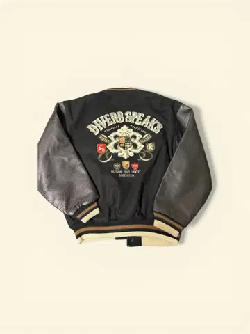 DIVERB SPEAKS 90s 구제 의류 바시티 자켓 자켓