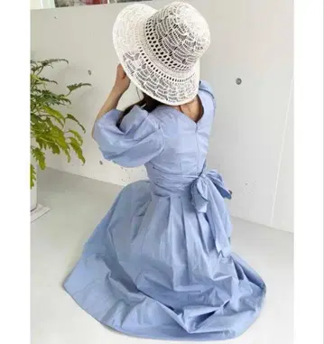 [ 새상품급 ] 머큐리 듀오 백리본 턱 원피스