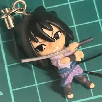 NARUTO 나루토 돌풍전 마스코트 10주년 우치하 사스케 스트랩