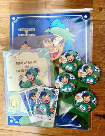 닌타마 란타로 x 산리오 식만류삼랑 세트