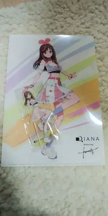 Diana 키즈나아이 콜라보 아크릴 스탠드, 클리어 파일