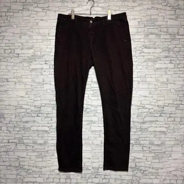 LIU JO UOMO 남성용 치노 팬츠 54 사이즈 브라운 캐주얼 바지