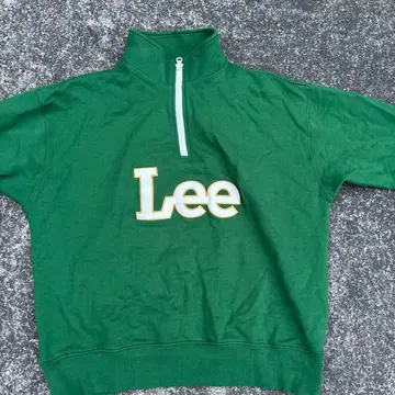 Lee 하프 지퍼 트레이닝복 그린