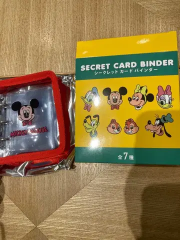 디즈니 스토어 시크릿 카드 바인더 미키마우스