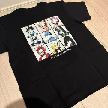 [ 재가격 인하 ] My Hero Academia 캐릭터 T셔츠 블랙