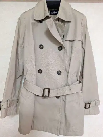 EASTBOY 베이지 더블 브레스트 트렌치코트