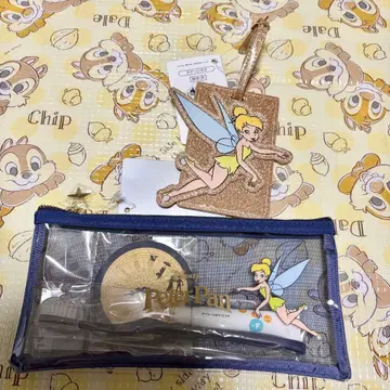 팅커벨 칫솔 세트 러기지 택 디즈니 스토어