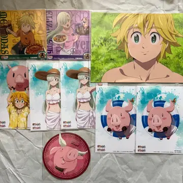 일곱개의 대죄 브로마이드 카드 코스터 멜리오다스 엘리자베스 호크