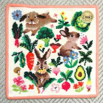 페이러 토끼 베지터블 손수건 Web 한정판