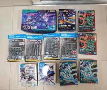 빌더즈 부품 세트 군경 자쿠 덤 포함 건담 프라모델