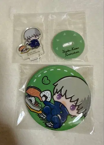 주술회전 산리오 캐릭터즈 블라인드 캔뱃지 아크릴 스탠드 이누마키 토게