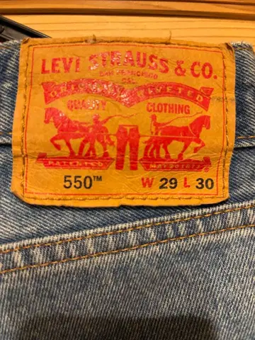 LEVI 550 스트레이트 데님 W29 L30