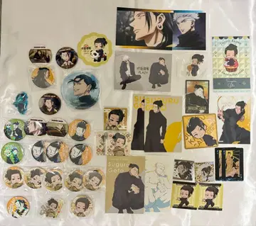 주술회전 게토 스구루 캔뱃지 엽서 카드놀이 묶음 판매