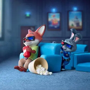 52TOYS 주토피아 베스트 파트너 주디 닉 피규어 영화관