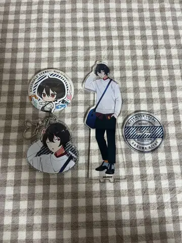 앙스타 사쿠마 리츠 아크릴 키링 아크릴 스탠드 캔뱃지