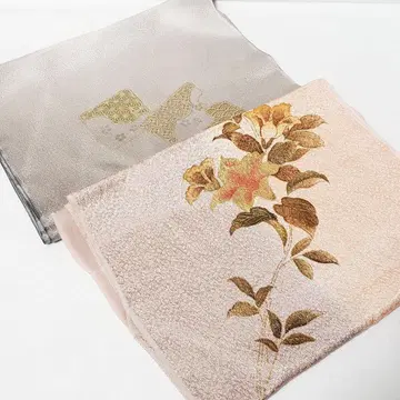 (1987) 오비 장식 천 2점 묶음 판매 기모노 일본 의류 잡화