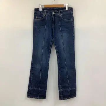 GOWEST 고웨스트 센터 스티치 데님 밀리터리 스트레이트