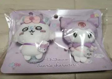 치이카와 x 산리오 페어 브로치 모몽가 x 쿠로미