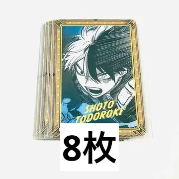 나의 히어로 아카데미아 원화전 금박 클리어 카드 토도로키 쇼토