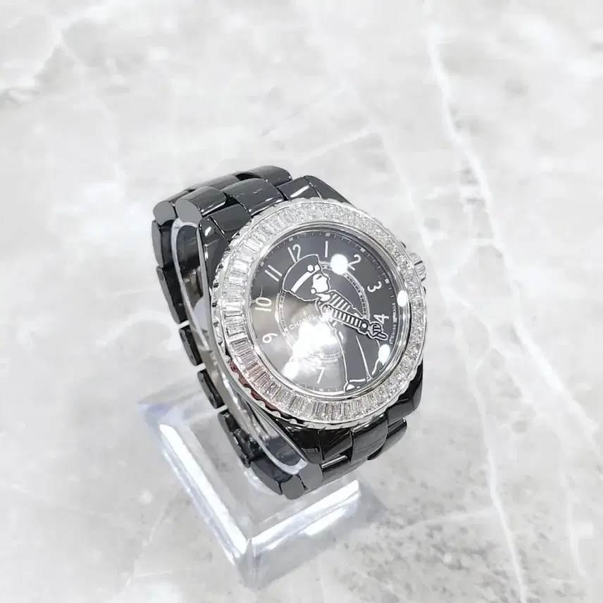 샤넬 한정판 마드모아젤 J12 라 파우자 시계 38mm H7432 사진 3