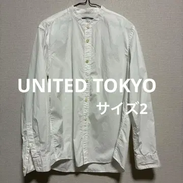[ UNITED TOKYO ] 긴팔 셔츠 화이트 사이즈 2