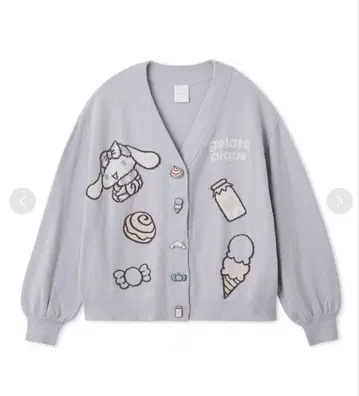 젤라또피케 산리오 콜라보 스무디 가디건 시나몬 롤