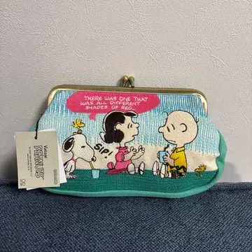 스누피 다다미 자수 펜 파우치 가마구치 (프렌즈)