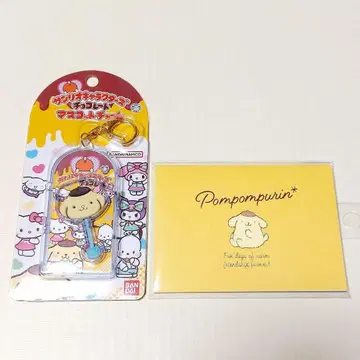 [ 새상품 ] 폼폼푸딩 아크릴 키링 초콜릿 미니 레터 산리오