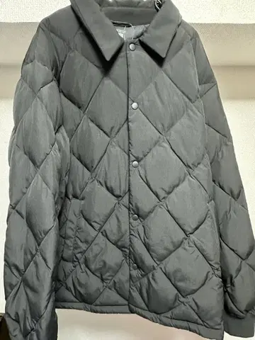 유니클로 퍼프 테크 퀼팅 자켓 XXL 블랙