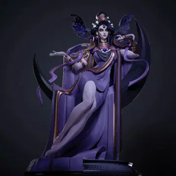 1/8 미도색 미조립 피규어 레진 키트 하데스 닉스