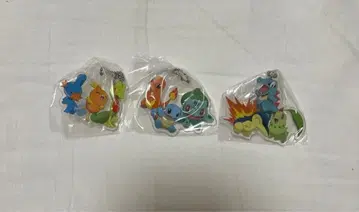 포켓몬스터 여정의 3마리 아크릴 잉그 가챠가챠 3종 세트