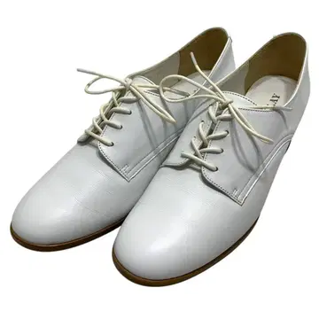 [ 컨디션 최상 ] 버클레이 (23) 레이스업 슈즈 청키힐 천연 가죽