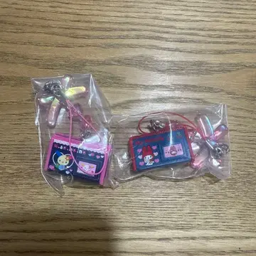 산리오 데님 펜 파우치풍