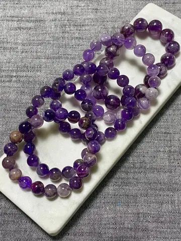 고품질 우루과이산 자수정 5개 세트